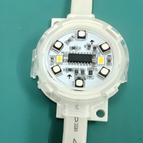 40 mm IP66 LED Module Light Outdoor Decorative Lighting Five-wire full-color DMX512 RGB