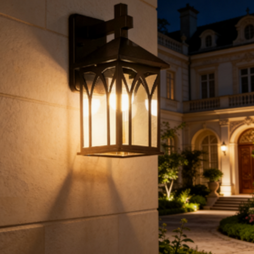 Outdoor Decorative Ip65 Waterproof Garden Lamps LED Solar Wall Light XT-A6326