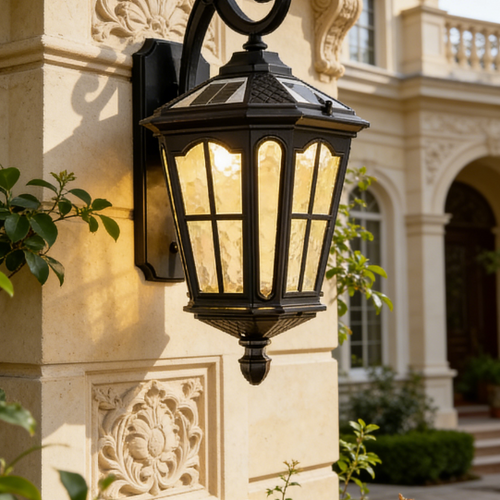 Outdoor Decorative Ip65 Waterproof Garden Lamps LED Solar Wall Light XT-S6327