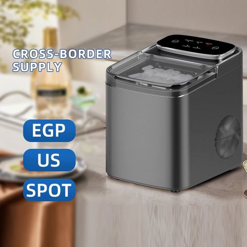Commercial ice maker 15KG for home use; small dormitory student smart mini fully automatic round ice maker;