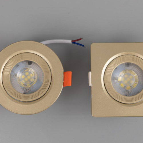 The surface mounted downlight requires no ceiling cut-out and installs directly on existing concrete ceilings