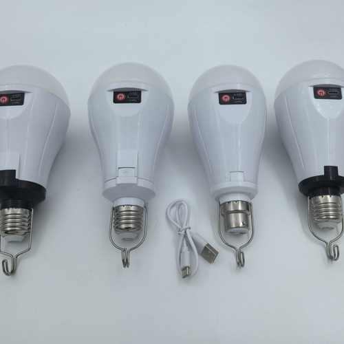 Solve your urgent need with a three-battery rechargeable emergency bulb