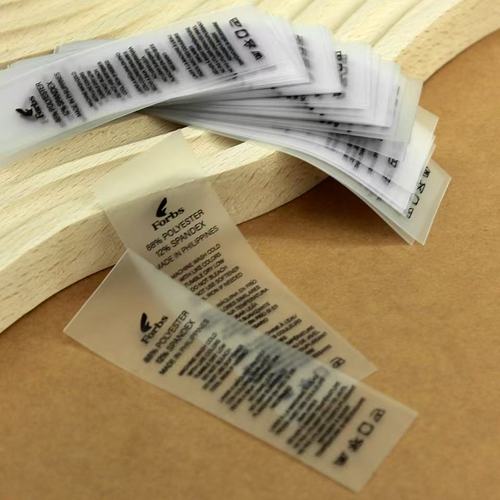 Stock care labels for fast delivery
