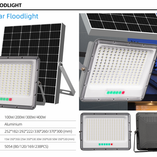Jiyao Split type Aluminum Solar LED Floodlight