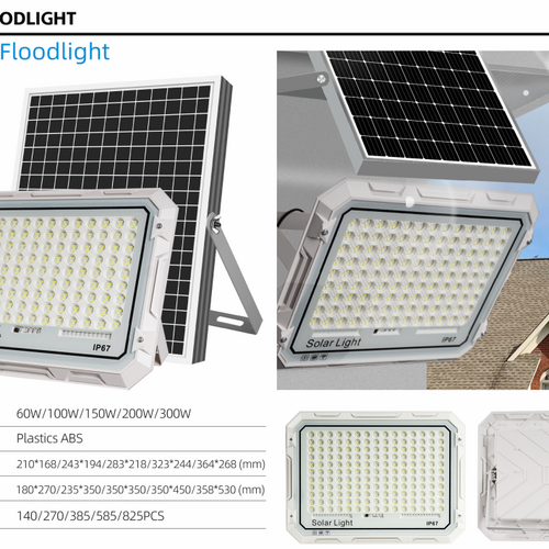 YZ Split type ABS Solar LED Floodlight