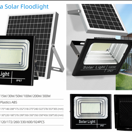 Cornucopia Split type ABS Solar LED Floodlight