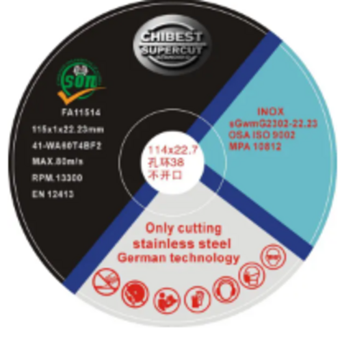 Abrasive grain Cutting disc