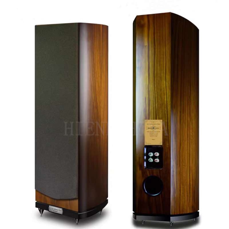 DHY-04 HIFI Home Dual 10 inch Wood Passive Loudspeaker Triple Division Subwoofer Sound System 4-8ohm/150W-300W