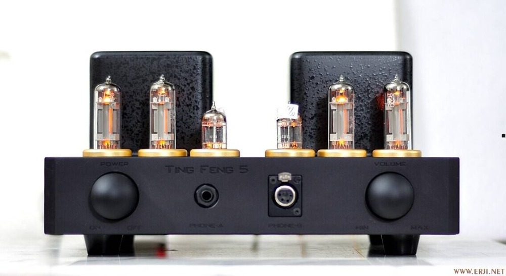 MZ-5 Full balance Vacuum tube Pre Amplifier preamp With Headphone Earphone Amp Double 100W Transformer 5814(12AU7)x2, 6c19x4