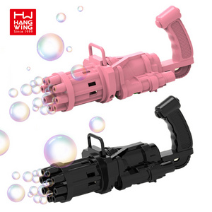 Electric Guns Toy Blowing Blaster Soap Outdoor Games Summer Party Portable Blower Water Pistola de burbujas Gatling Bubble Gun