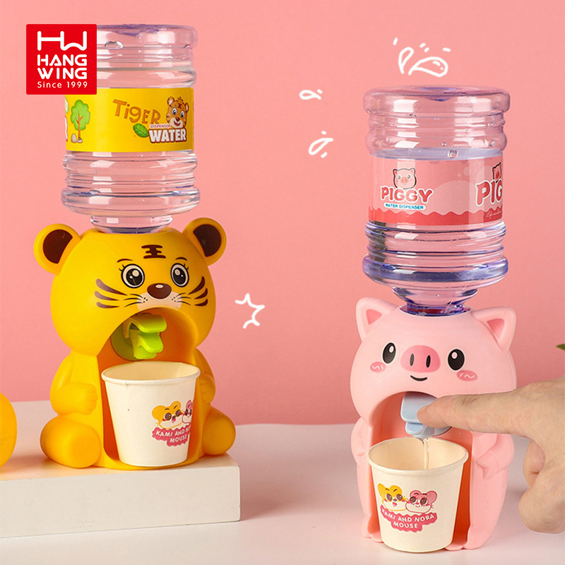 HW kids pretend play house cute animal shape can be real out of the water simulation drinking fountain kitchen dispenser toys