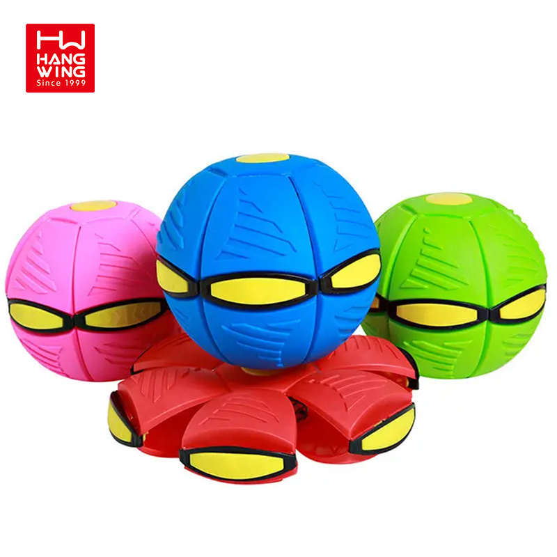 HW Elastic Stepping On The Pet  Flying Saucer Magic Foot Stepping Deformation Ball Children's Outdoor Sports Balls Toys