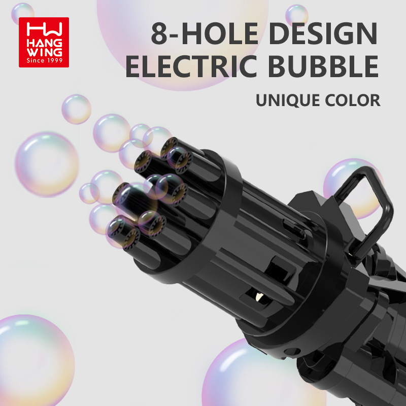 Electric Guns Toy Blowing Blaster Soap Outdoor Games Summer Party Portable Blower Water Pistola de burbujas Gatling Bubble Gun