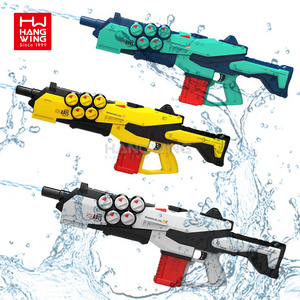 HW Water Splashing Outdoor Game New Octopus Summer Large Fully Automatic Long-Distance Range  Electric Burst Water Gun Wholesale