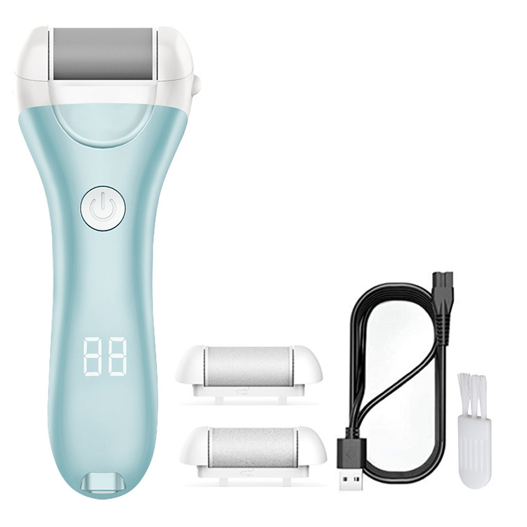 Newest Rechargeable Foot Grinder LCD Display Dead Skin File Electric Callus Remover Foot Skin Grinding Shaver