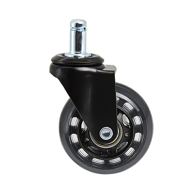 Office Chair Wheels Furniture CASTER Swivel Replacement 3-inch Rollerblade Caster 2.5inch,3inch Transparent+black