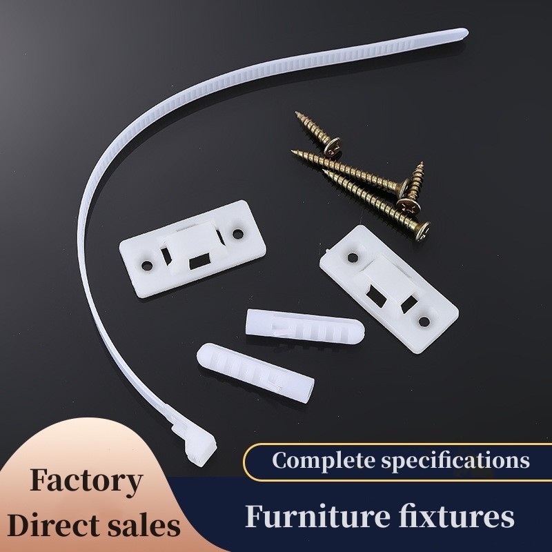 Hardware Furniture Accessories Cabinet Anti Tipping Device Fixed Anti Tipping Connection Buckle Stable Nylon Fixing Strap