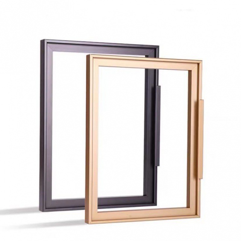 Modern Minimalist Glass Door Aluminum Frame Aluminum profile Narrow Frame Glass Wardrobe Door Frame