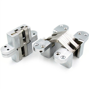 Hidden Door Invisible Hinges Concealed Hinges Zinc Alloy 180 Degree Swing Hinge