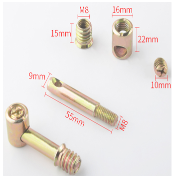 furniture screws connecting bolts Furniture Four-in-one Connector Eccentric Wheel Accessories Assembled Hammer Screws