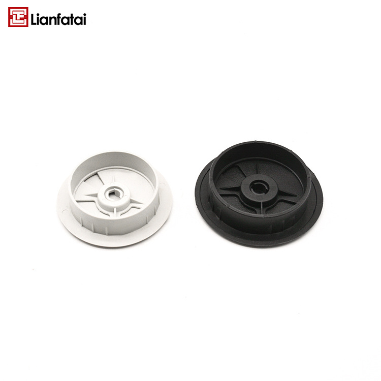 Plastic Desk Hole Cover Furniture Cable Grommet Polystyrene PS Plastic Other Furniture Hardware,other Furniture Hardware Black