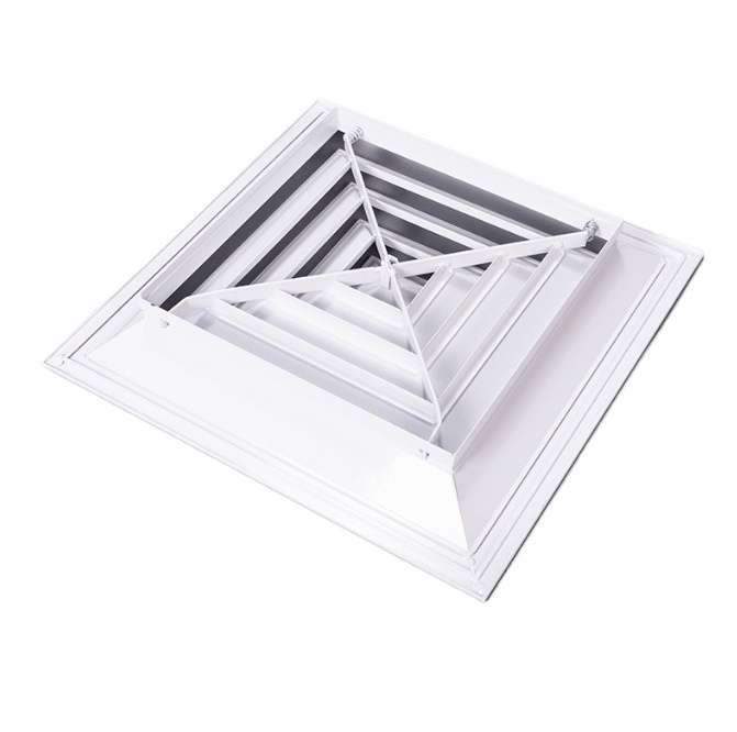 Air vent cover adjustable aluminum diffuser for hvac duct invisible grill