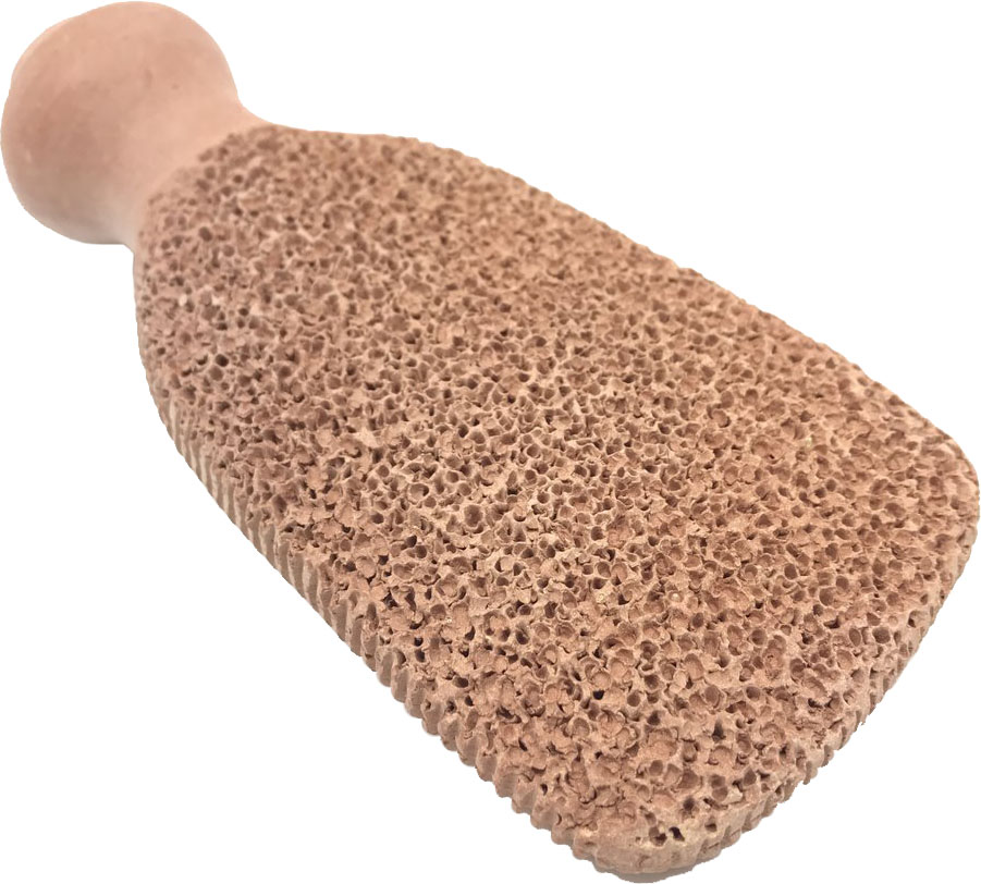 Best Pumice Stone for feet - Foot Scrubber Terra Cotta - Pumice Stone Best Foot Scrubber Two Side