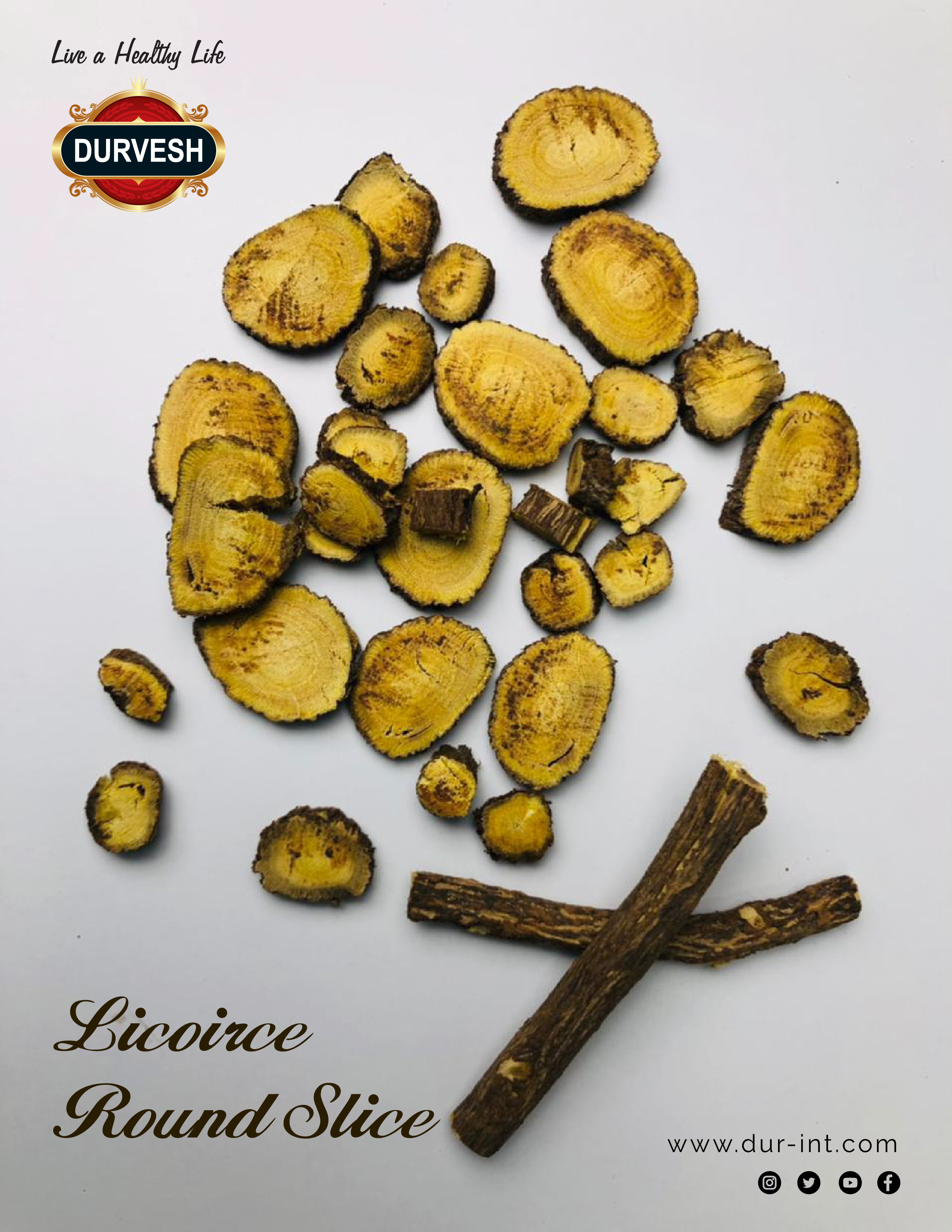 Licorice Root Sticks / Mulethi Glycyrrhiza Glabra Herbs 100 % Pure Premium Quality Mulethi Single Herbs & Spices Yellow Brown