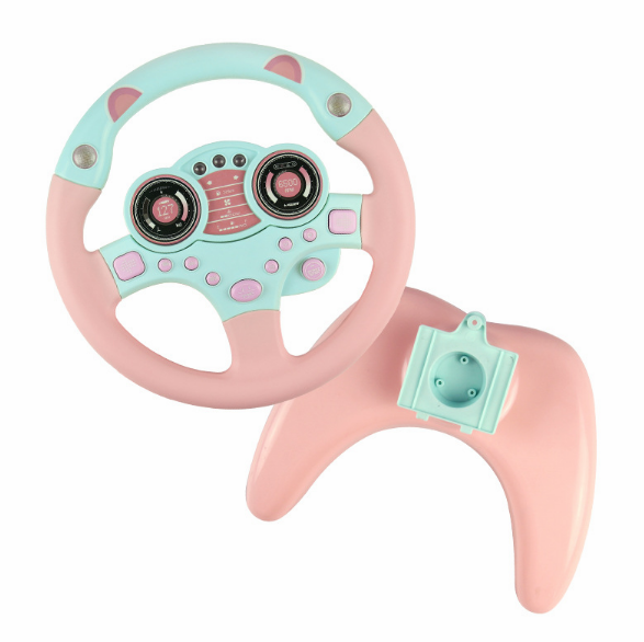 wholesale juguetes  electronic interactive  sounds light driving toy car seat simulator steering wheel  toys for kid