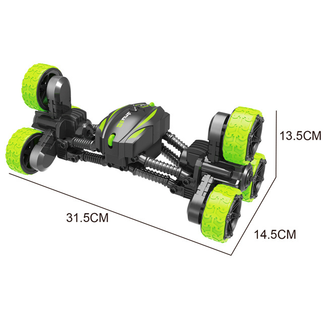 New product 2022  360 degree rotation stunt  2 in 1 electric car 2.4G high speed rc car remote control