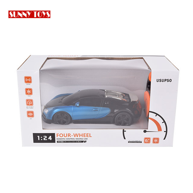 OEM product 1/24 steering wheel control gravity sensor white headlights children remote control toy car for kids