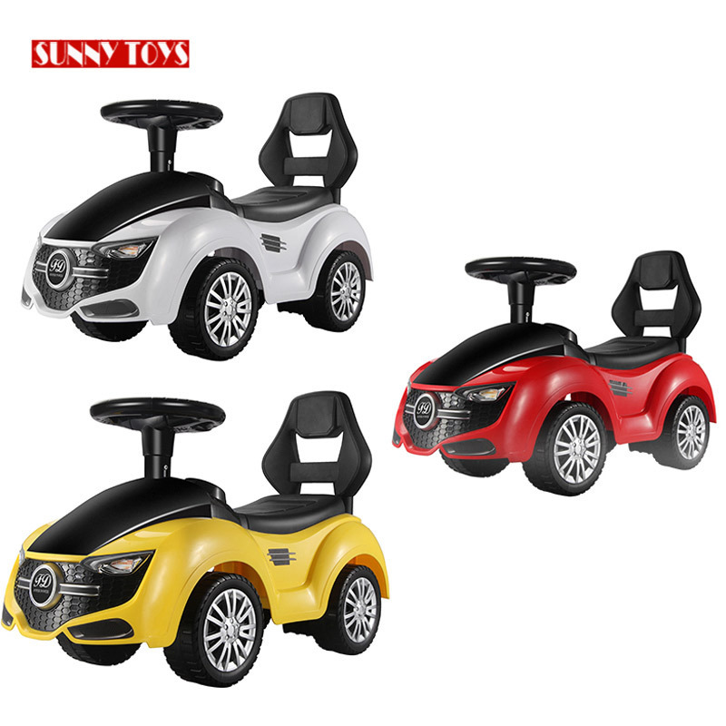 cute cartoon battery operated safety toy electric kids ride on car with music light