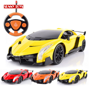 OEM ODM brinqued carrinho de controle remoto 4ch 1 24  remote control sport racing car toy gravity induced rc car drift for kids