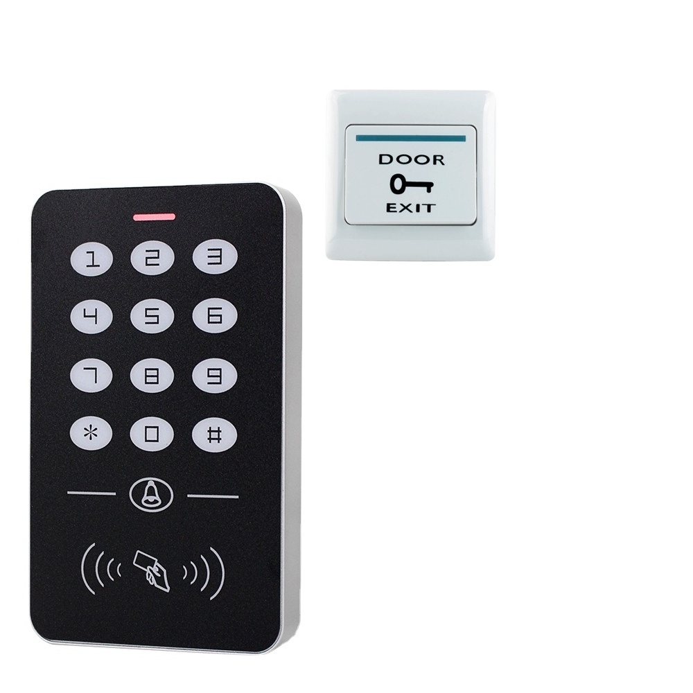 Waterproof RFID 125KHz Access Control Keypad with 180KG magnetic lock RFID Reader access controller kit