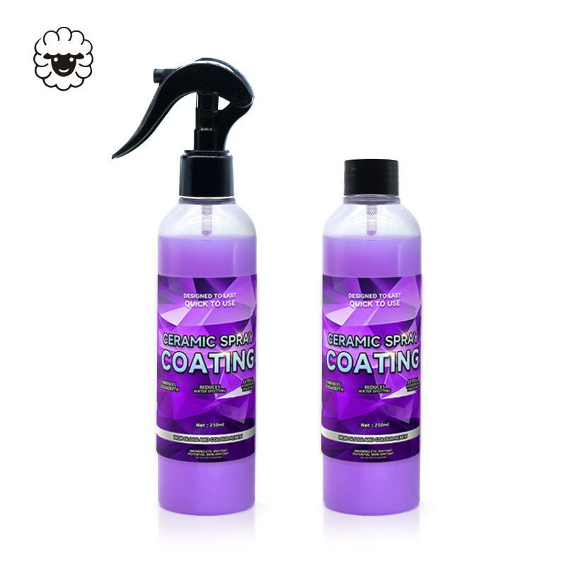 250ml long lasting high gloss ceramic coating spray anti scratch gall 3 in 1 car nano ceramic coating spray