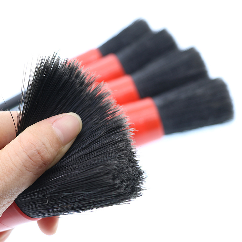 Wholesale car brush high quality 5pcs set car cleaning air conditioner outlet  car detailing brush kit