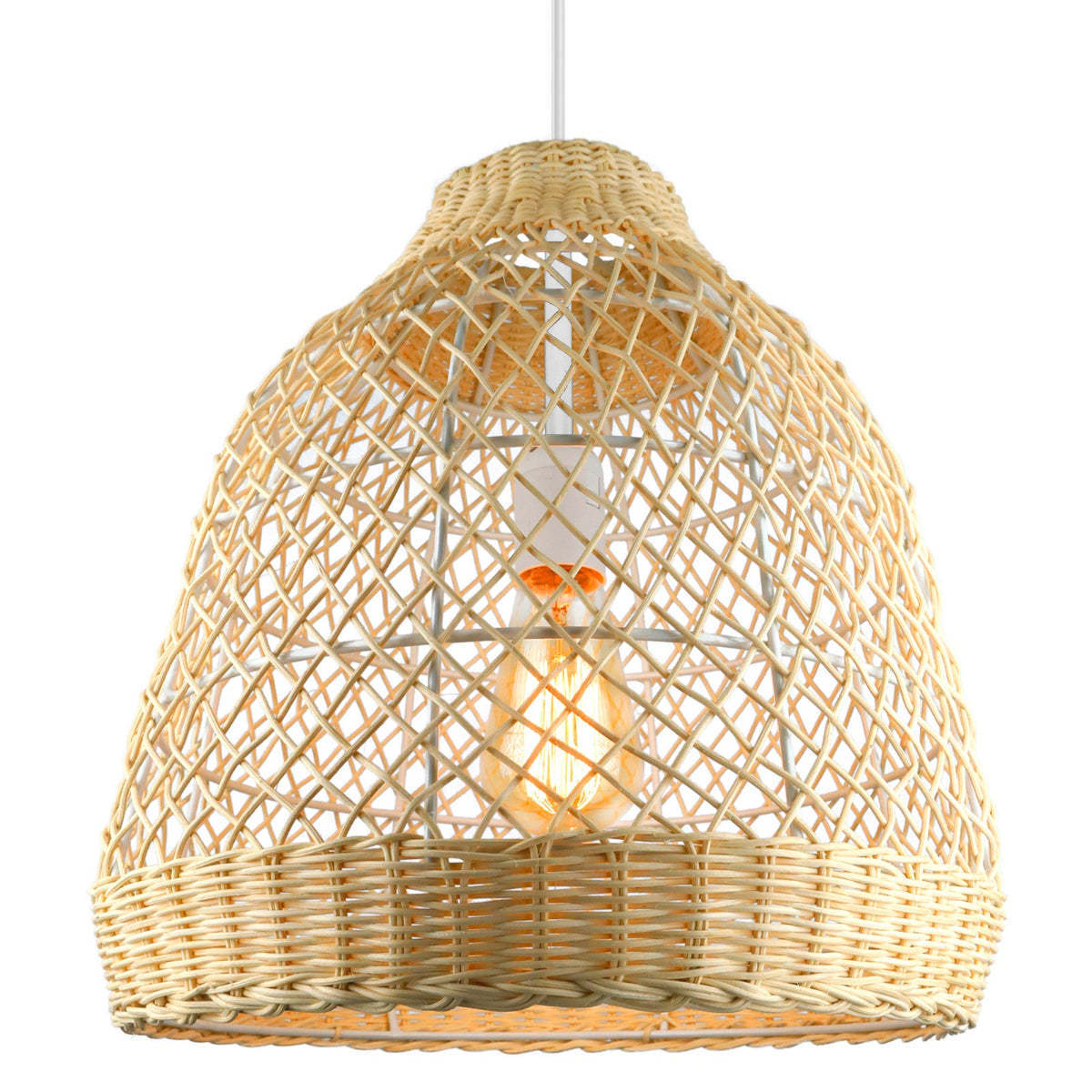 Best Seller Natural Rattan Wicker Lampshade Woven Seagrass Ceiling Pendant Lights Bamboo Products Crafts For Home Decoration