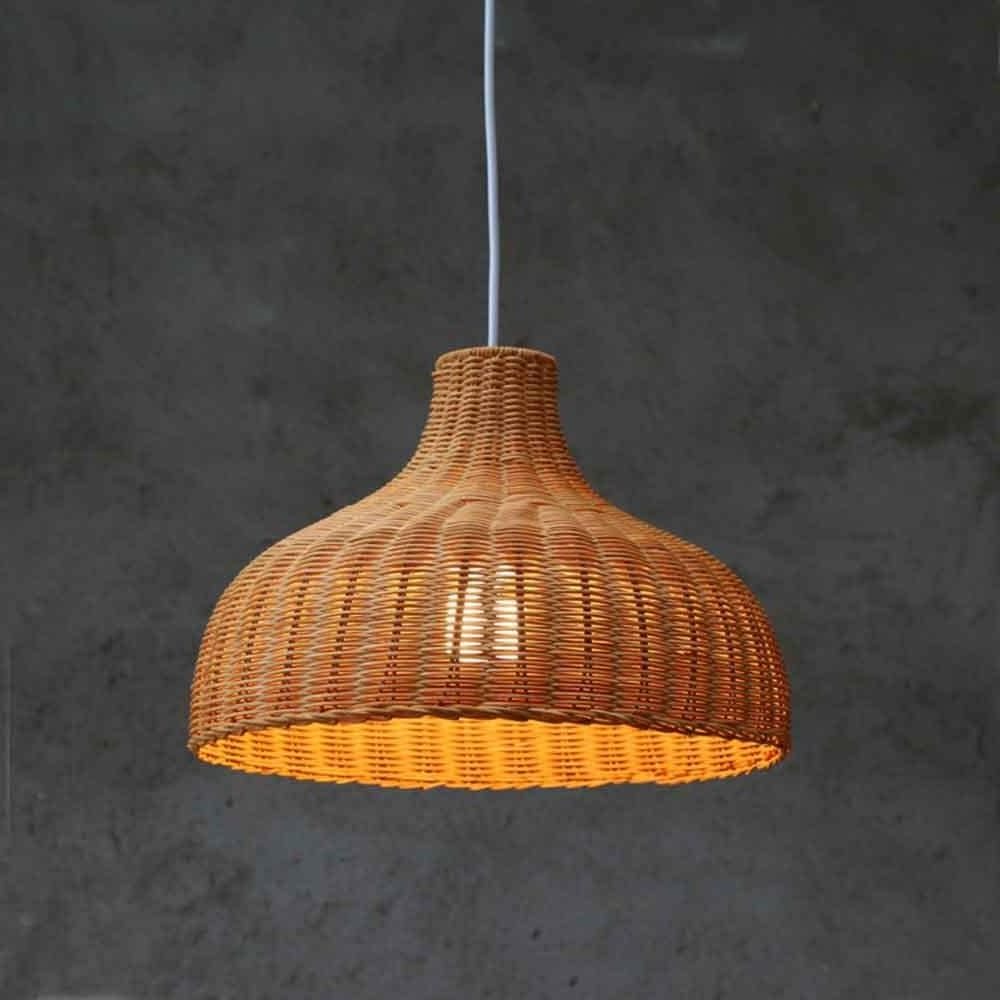 hot trend pendant light fixture 100% handmade rattan lamp shade low price buying in large quantity