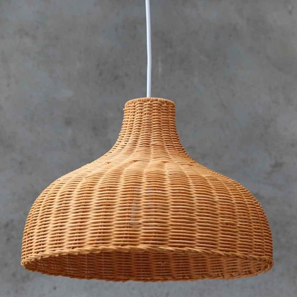 hot trend pendant light fixture 100% handmade rattan lamp shade low price buying in large quantity