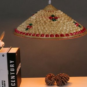 Best selling cheapest products online Vietnam wholesale cheap decorative bamboo hat lamp shade frame high quality