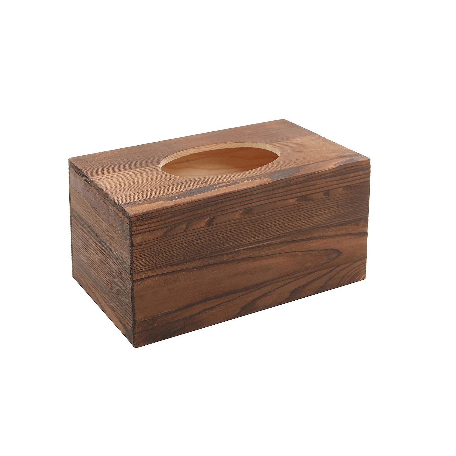 Decoration homeware  tissue dispenser box cover facial bead wood tissue box paper holder set