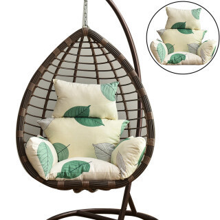 Eco-friendly unique rattan hanging chair woven swing hanging chair rattan for decoration