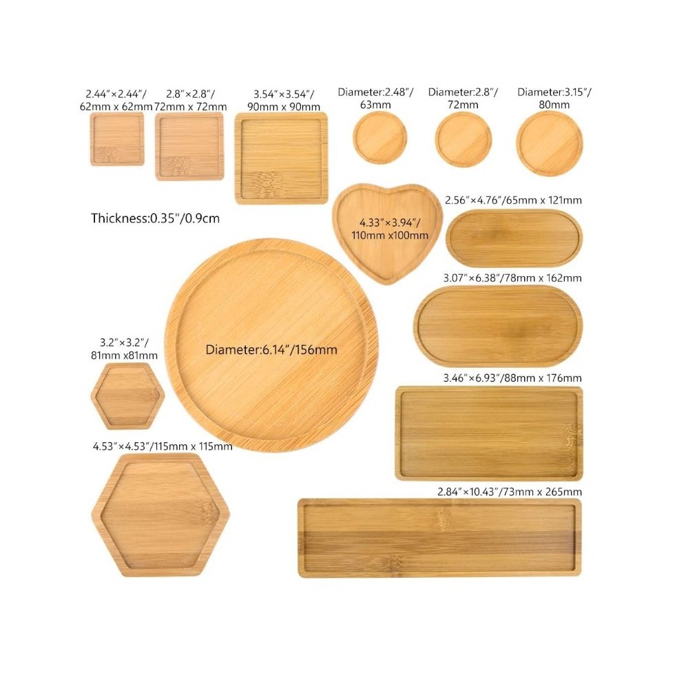 New collection cheapest price Natural High quality oval bamboo tray utensil cutlery bamboo tray set decorative