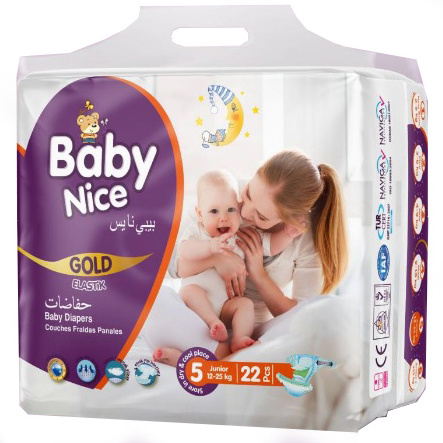 Baby Diapers Baby Nice Gold Junior Plus (6) 18 pieces High Quality Best Price Baby Diapers Ask Price