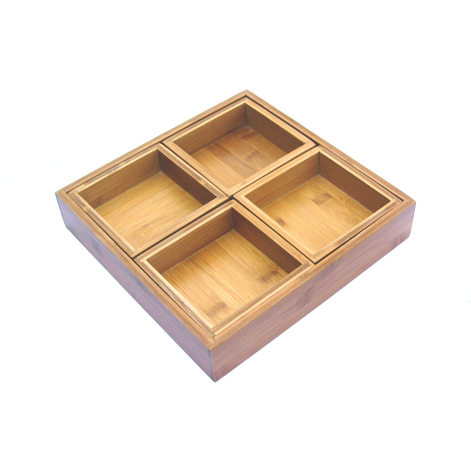 Sublimation Blanks Bamboo Wooden Serving Tray Mordon Home Decorative Serving Trays Set Dry Fruit Nuts Tray for Serving