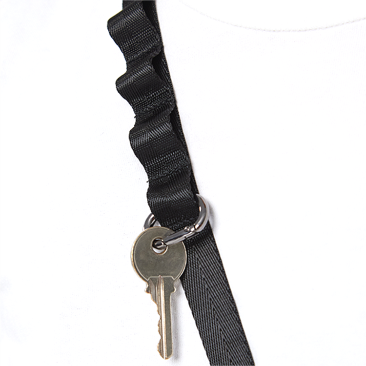 2023 Magnetic Nylon Black Mobile Phone Lanyard