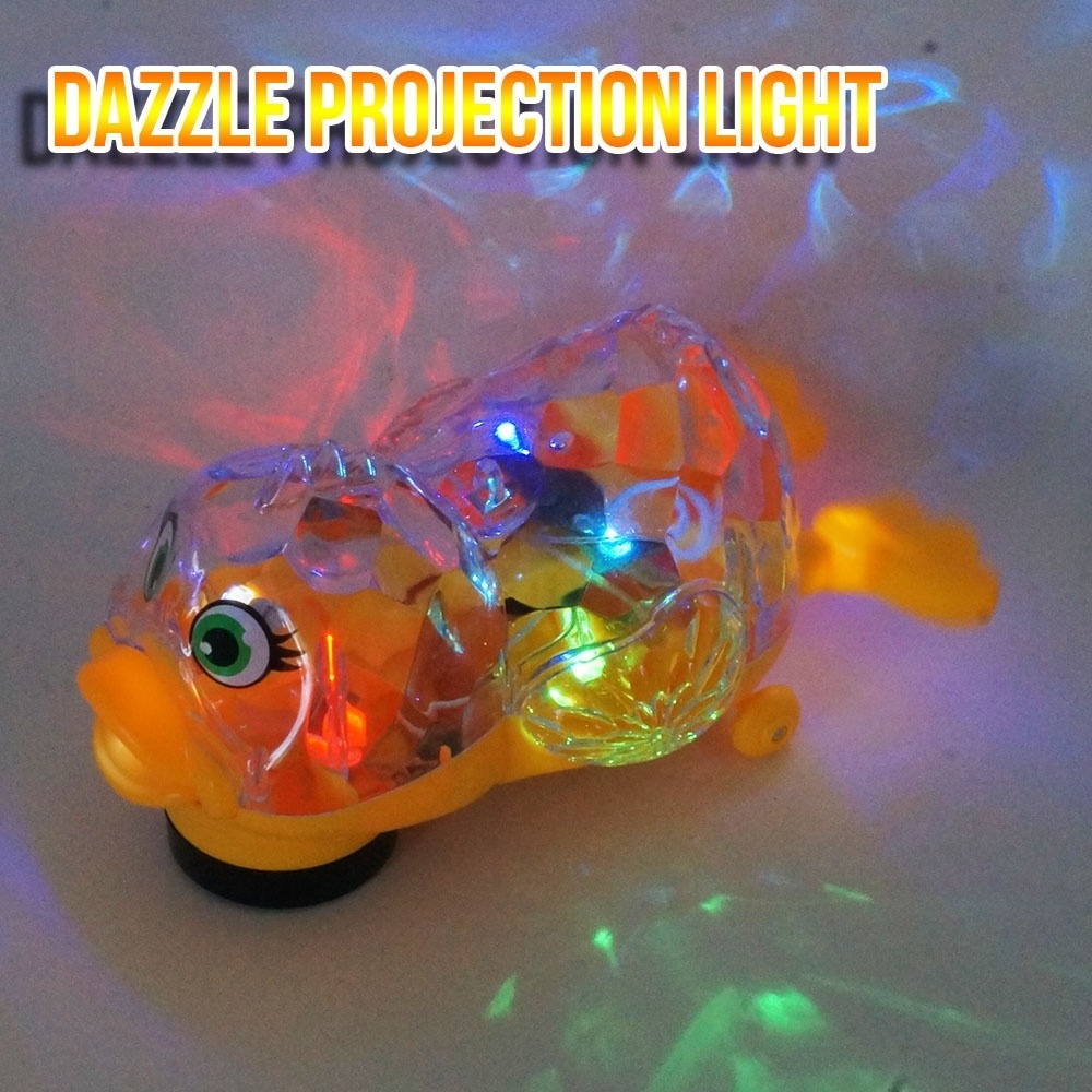 Electric Dance Swinging Duckling Sound And Light Climbing universal Walking  Duck Toy