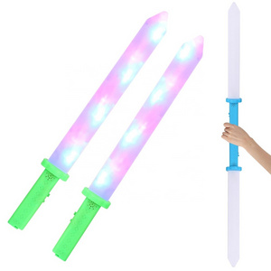 Sales promotion Multi Color Bright Led Double edge Bright Sword Pixel Light toy swords katana