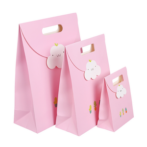 Suppliers Premium Quality Animal Kids Goodie Bags for Birthday Party Colorful Candy Treat Kraft Paper Bags