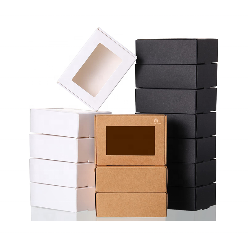 Black Cardboard Kraft Paper Plain Match Boxes Cigar Matches Box Small Match Boxes